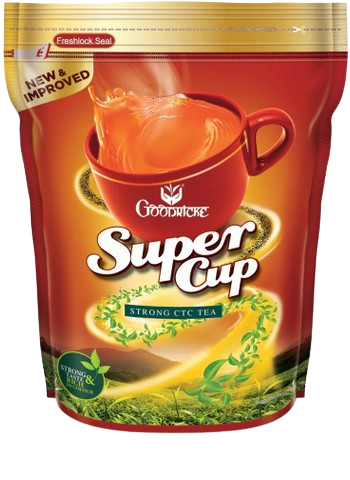 Goodricke Supercup Tea 1 Kg - Extra कड़क - 5 Kg Jivana Sugar Free