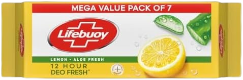 Lifebuoy Lemon. Aloe Fresh 125g Pk of 7