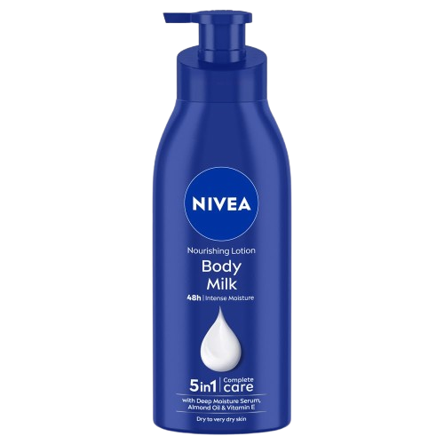 NIVEA Nourishing Body Milk 400ml Body Lotion | 48 H Moisturization | With 2X Almond Oil | Smooth and Healthy Looking Skin |For Very Dry Skin
