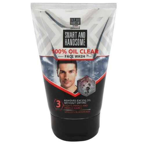 Emami Fair and Handsome Oil Clear Instant Radiance Face Wash 100 g