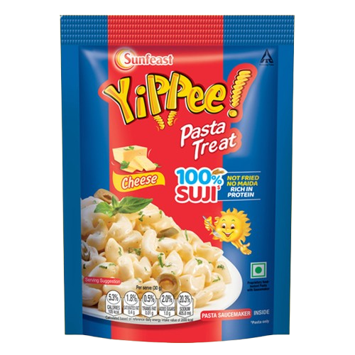 यिप्पी इंस्टेंट पास्ता ट्रीट - चीज़ 70 ग्राम