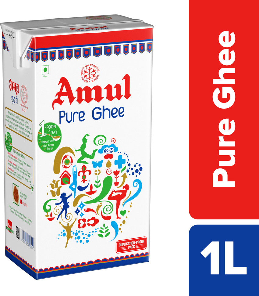AMUL PURE GHEE 1 LITRE TETRAPACK
