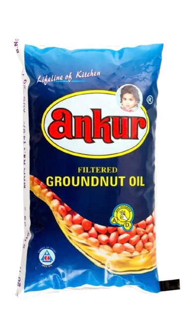 Ankur Mungfali Oil 1 Litre Pouch