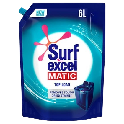 Surf Excel Matic Top Load Liquid Detergent 6 Litre Pack