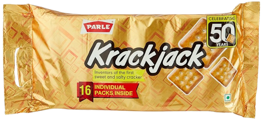 Parle Krackjack The Original Sweet & Salty Crackers 700g , 16 packs