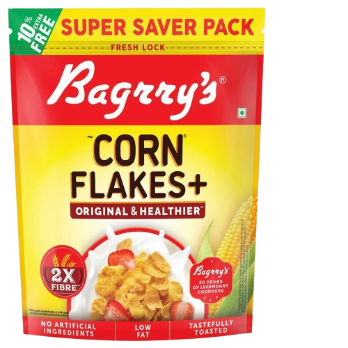 Bagrry's Original & Healthier Cornflakes Plus 800 g