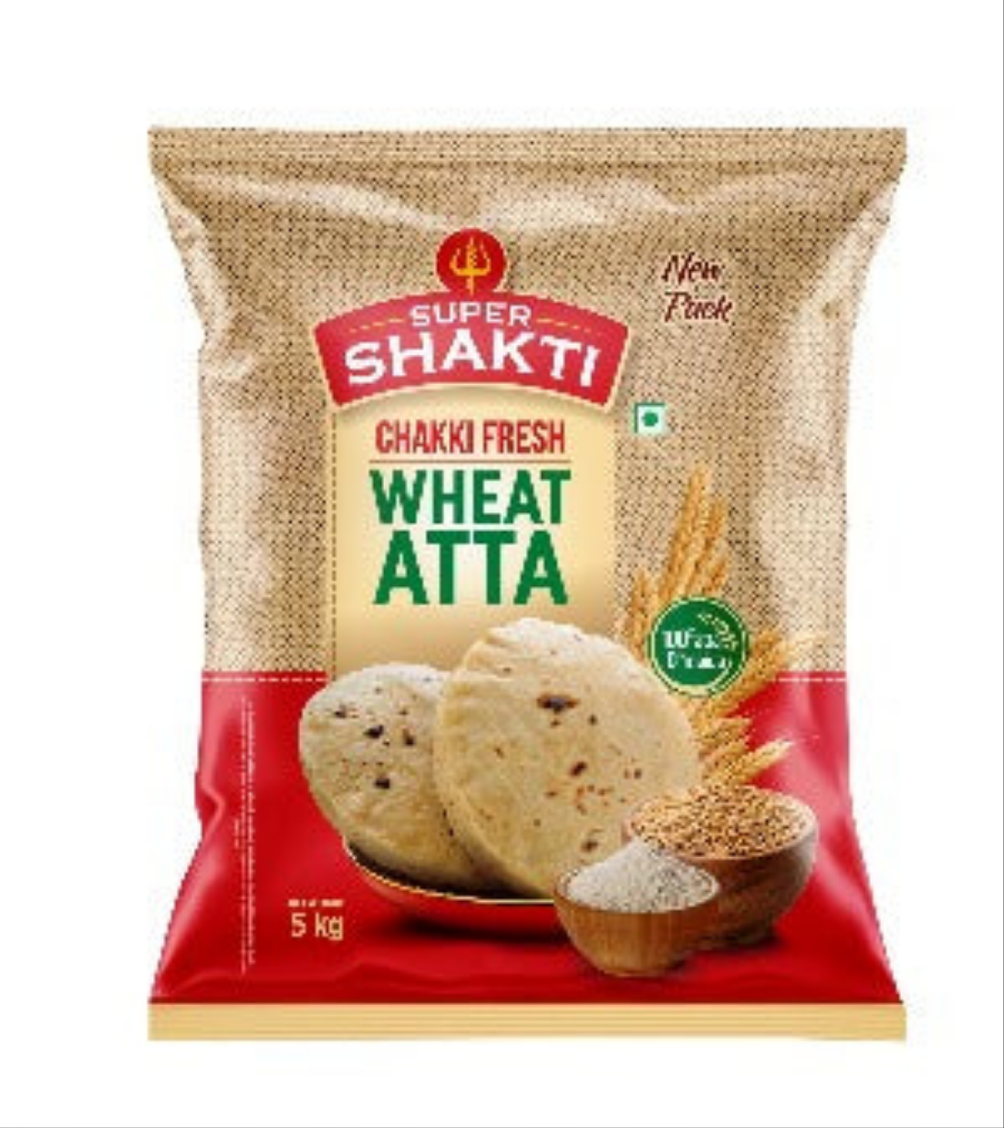 शक्ति चक्की ताज़ा आटा 5 किलो