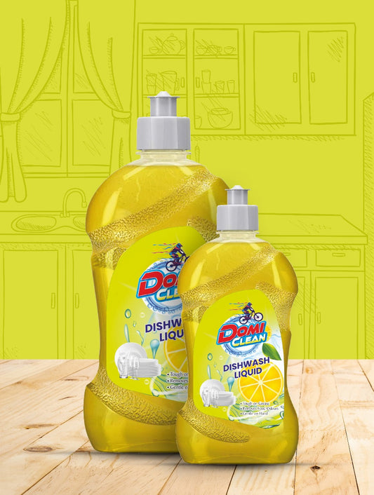 Domi Clean Liquid Dishwash Gel 500 ML (BUY 1  GET 1 FREE)