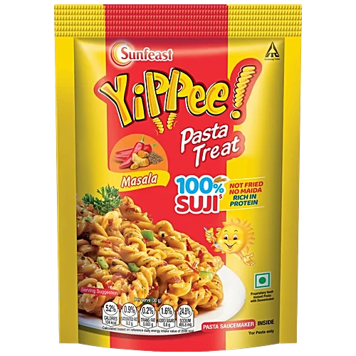 Yippee Instant Pasta Treat - Masala 70 Grams