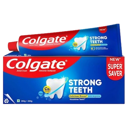 Colgate Strong Teeth Saver Pack Toothpaste 250 g (Pack of 2)