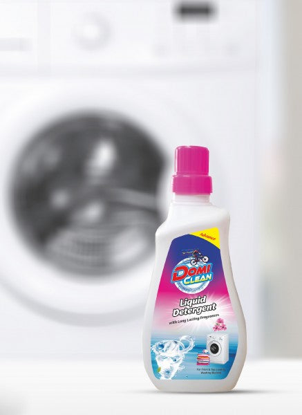 Domi Clean Liquid Detergent PREMIUM PACK 1 LITRE (BUY 1  GET 1 FREE)