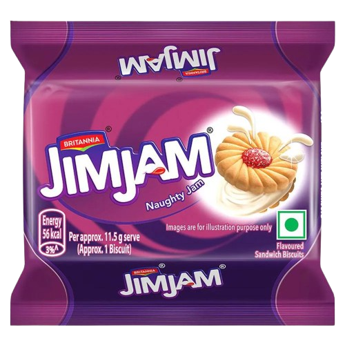 Britannia Jimjam Sandwich Biscuits 138 g