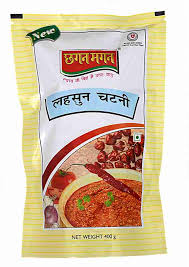 CHAGAN MAGAN LEHSUN CHUTNEY 400 GRAM + 200 GRAM HARI ATHANA MIRCHI FREE